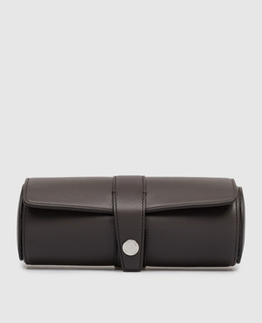 Brunello Cucinelli Коричневий шкіряний футляр для годинників MWZNBU161