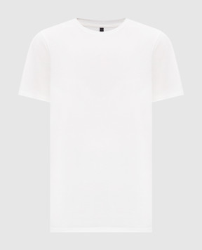 Intoca Біла подовжена футболка з бавовни DIOSBASICPOUD442