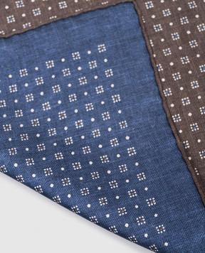 Brunello Cucinelli Двостороння хустка-паше із шовку MX8700091