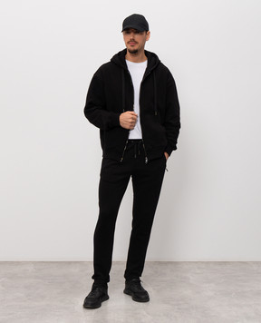 Dolce&Gabbana Черные спортивные брюки с логотипом G4ZCATG7P1C