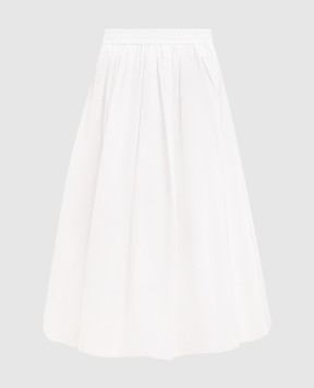 Max Mara Weekend Белая юбка WKINUVOLE с драпировкой WKINUVOLE