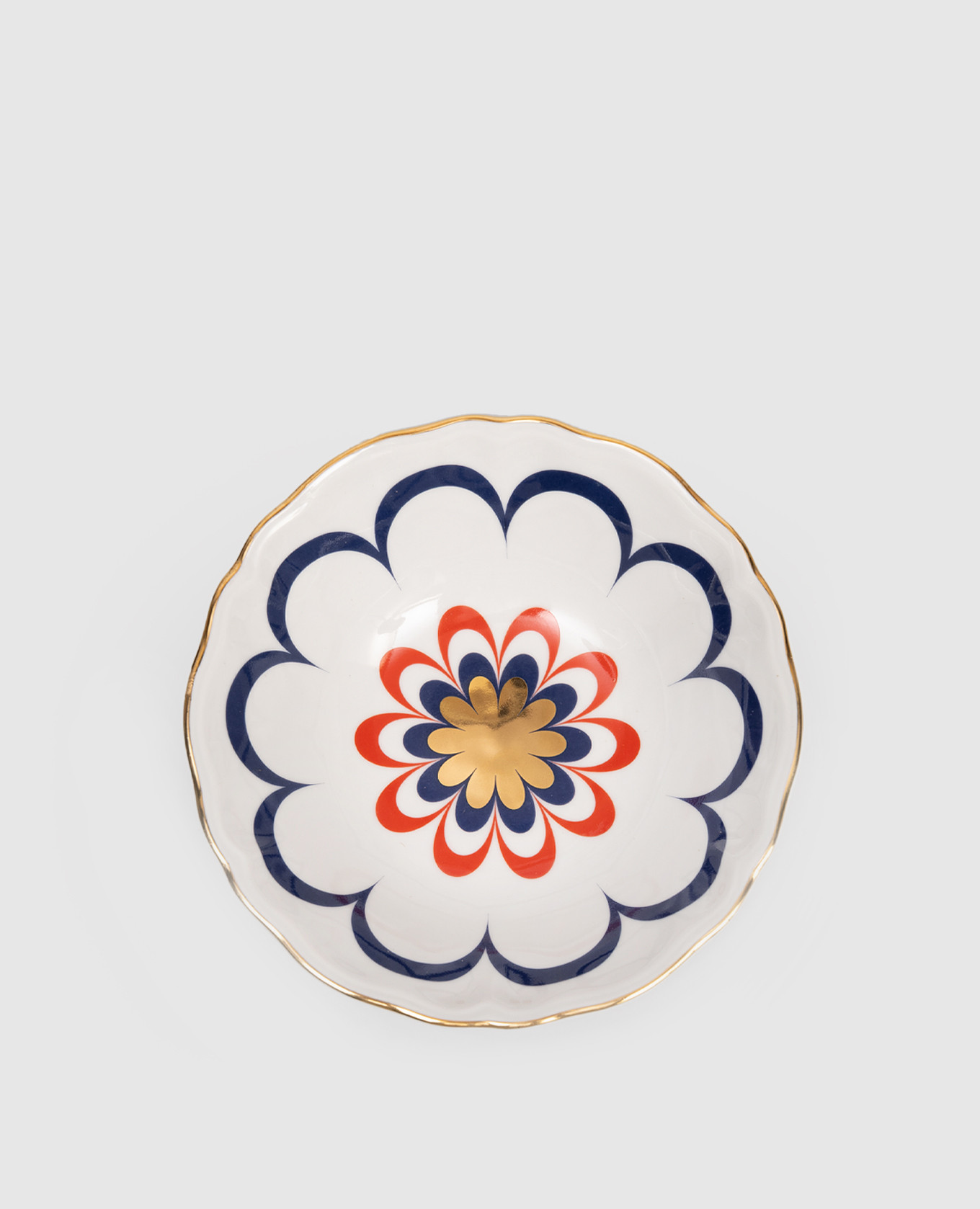 

Фарфоровая глубокая тарелка Flora, Белый, Посуда