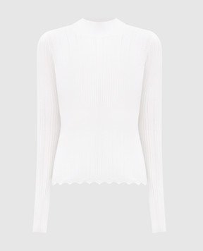 Twinset Білий гольф з логотипом 252TT3221