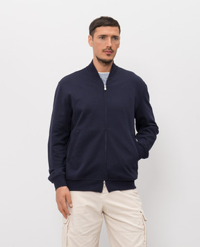 Brunello Cucinelli Синяя спортивная куртка MW8639072G