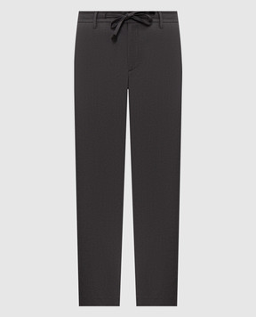 Canali Серые брюки из шерсти CJ06157U91659