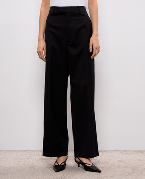 Vetements Чорні штани з вовни ME76TP026B