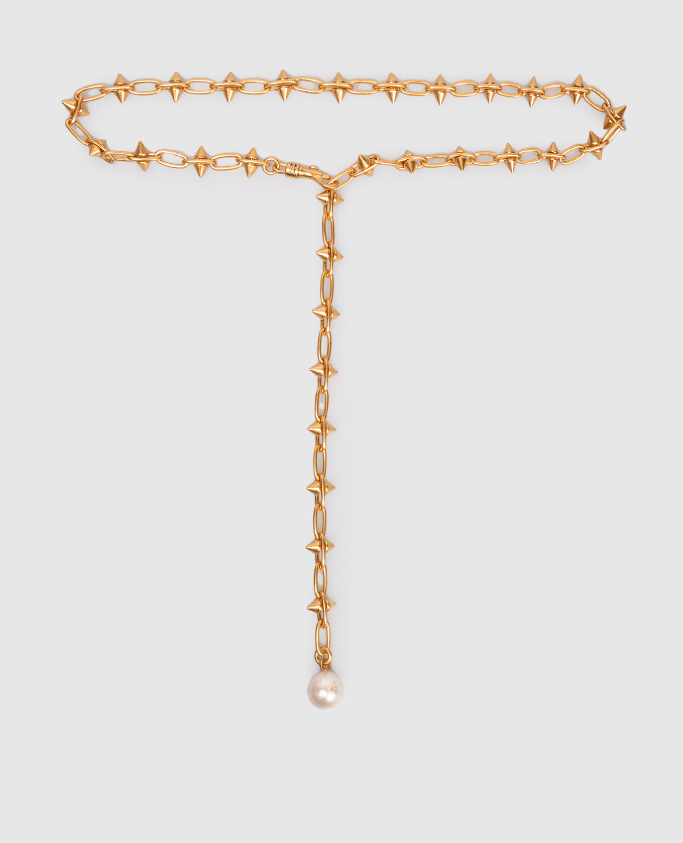 

Золотистое ожерелье Punk с шипами, Золотистый, Ожерелья