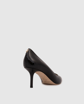 Jimmy Choo Черные кожаные лакированные туфли LOVE LOVE65PWJ