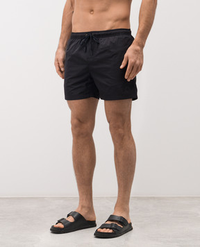 Peserico Синие шорты для плавания с вышивкой эмблемы R17001C0RCC808