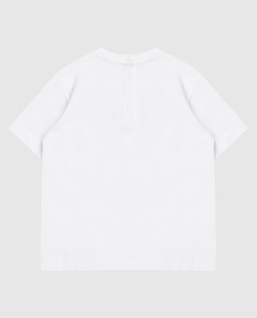 Brunello Cucinelli Детская футболка с фактурным логотипом B0B13TS02S