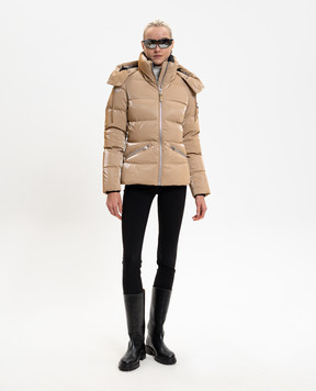 Mackage Бежевая пуховая куртка MADALYN-GLO MADALYNGLO