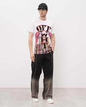 Off-White Белая футболка Starcity 44MAA027Z26J006