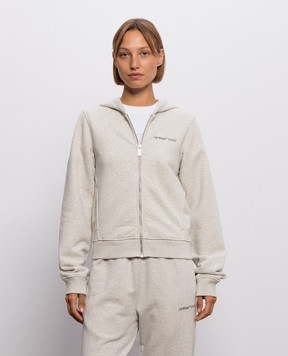 Off-White Бежевая меланжевая спортивная куртка 2FE00510T