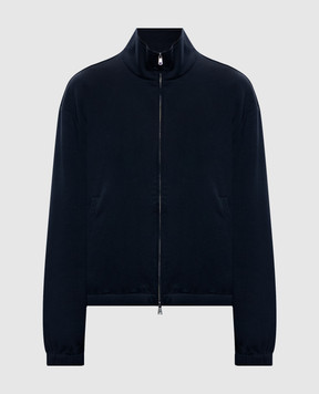 Max Mara Синяя спортивная куртка LOSO MXMESPLOSO