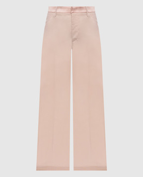 Dondup Бежевые брюки клеш с шерстью DP802SWFH188DXXX