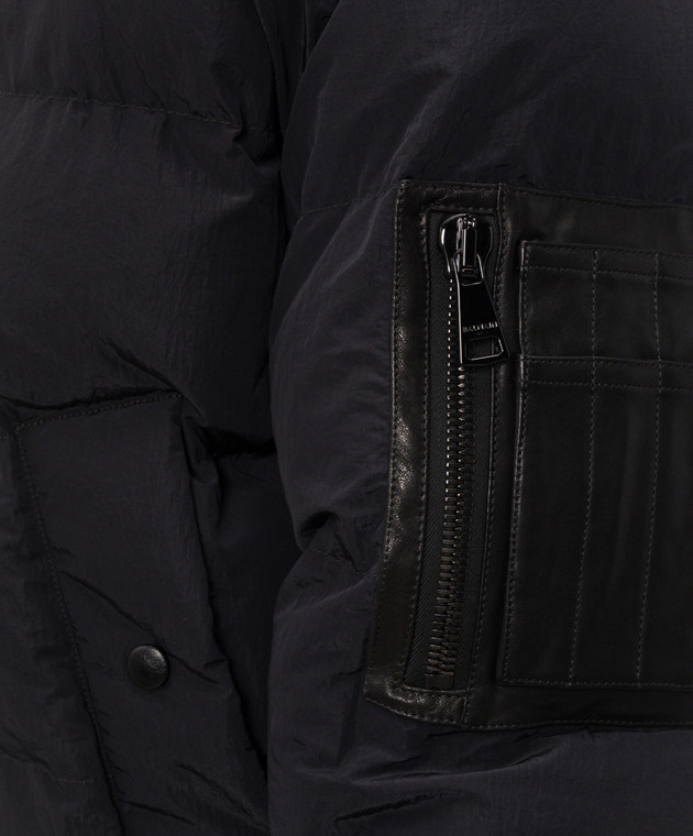 Balmain Черная куртка HH1TP190XM28 изображение 5