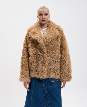 Babe Pay Pls Корневая дубленка с отложным воротником 2331TIGRADO