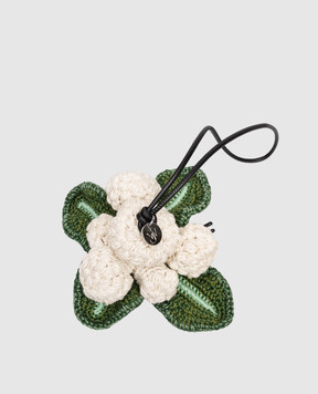 JW Anderson Вязаный брелок для сумки в форме цветной капусты AC0425FA0496