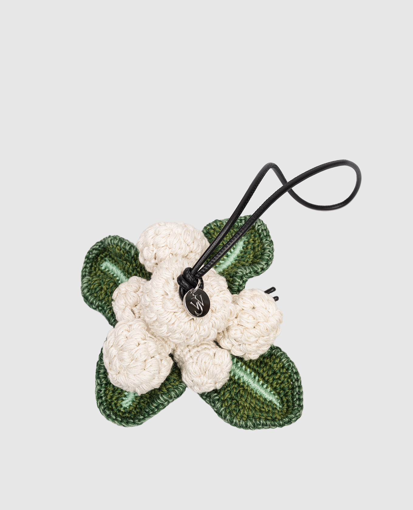 

Вязаный брелок для сумки в форме цветной капусты, Белый, Брелоки