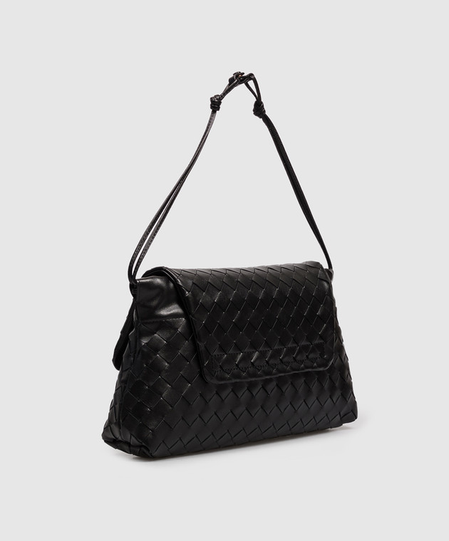 Bottega Veneta Чорна шкіряна сумка Giorno 857657V3IV0 зображення 3