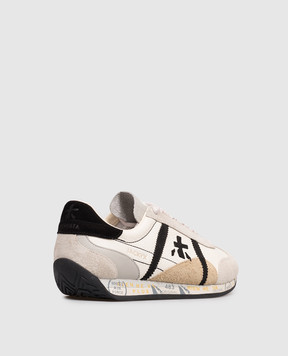 Premiata Белые кожаные кроссовки Jackyx JACKYX25