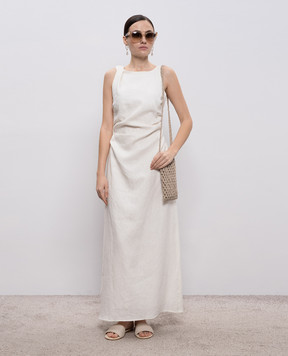 Faithfull Біла сукня Cera з льону FF4454WHT