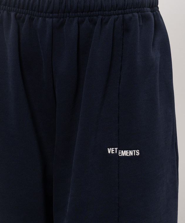 Vetements Синие спортивные штаны MH27SP183N изображение 5
