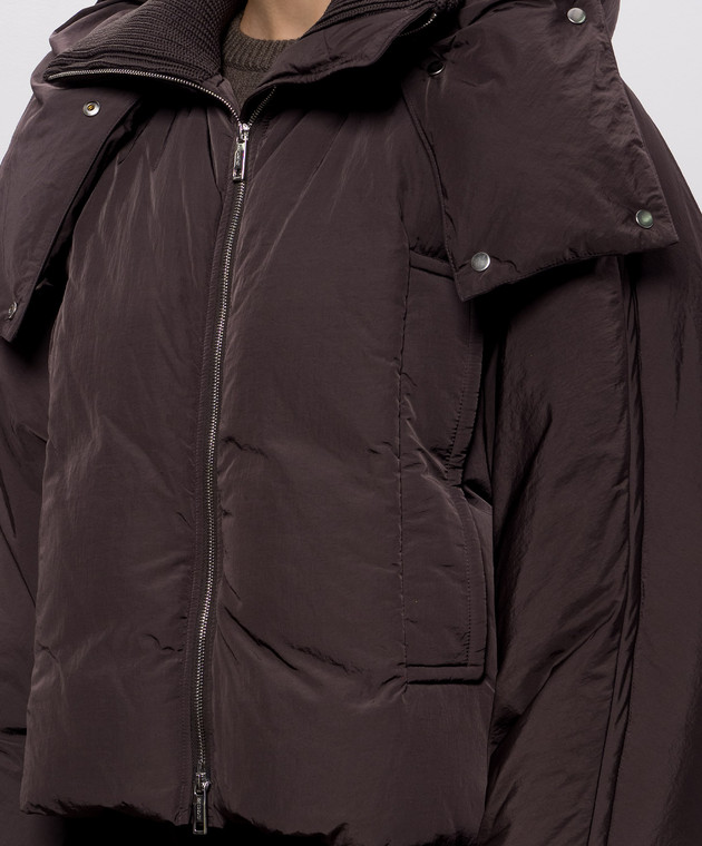 Max Mara Sportmax Коричневый пуховик DUOMO SPXDUOMO изображение 5