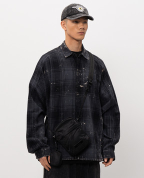 Juun.j Чорна сумка з нашивкою логотипа JC61D4P035