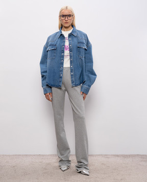 Vetements Синяя джинсовая рубашка ME76DS073N4