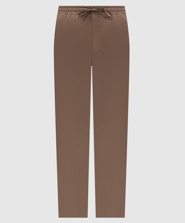 Canali Коричневі штани AE05574U97003
