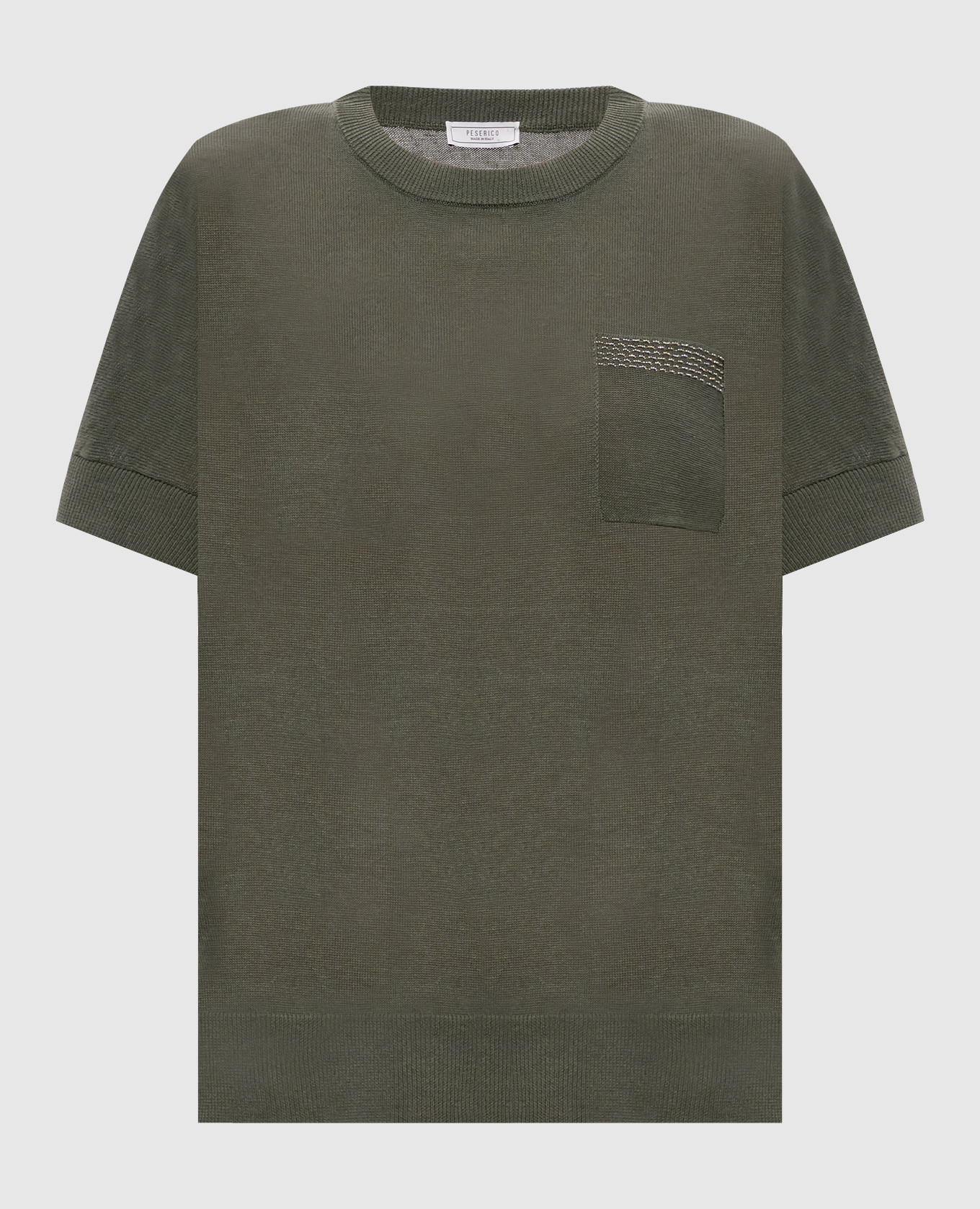 

Зеленый топ с льном, Топы