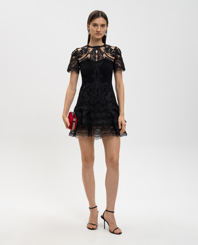 Simkhai Черное платье мини Paislee SI1095H