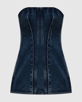 AGOLDE Синій джинсовий топ Form A74031254