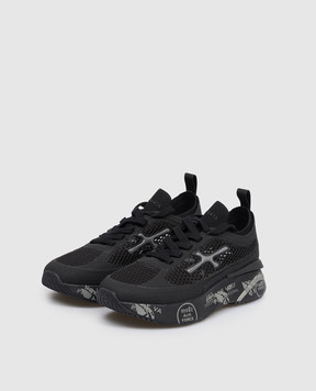 Premiata Черные кроссовки Moerun MOERUND018261