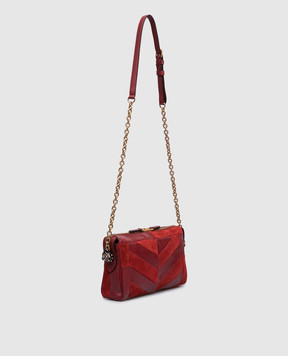 Valentino Червона шкіряна сумка Panthea з кристалами Swarovski 9W2B0S99DED