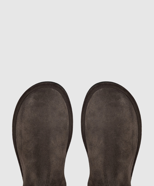 Officine Creative Коричневые замшевые ботинки Marjory MARJORY106PEPE изображение 4