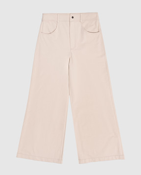 Brunello Cucinelli Дитячі бежеві штани BH827E656A