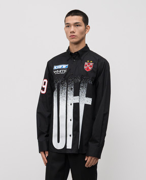 Off-White Чорна сорочка Big Off 44MGE04MF5F002