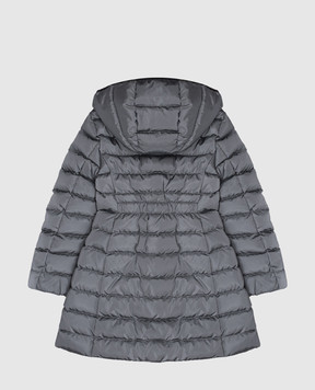 Moncler ENFANT Детский серый пуховик L29541C5021054155