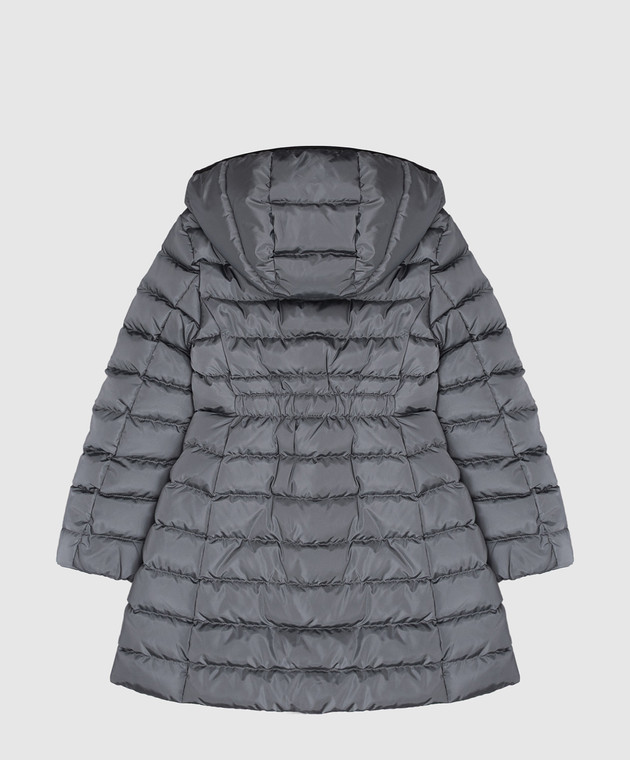 Moncler ENFANT Детский серый пуховик L29541C5021054155 изображение 2