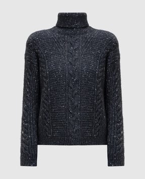 Max Mara Сірий светр FINGERE з вовною альпаки FINGERE