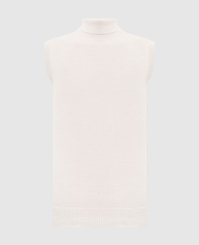 Max Mara Sportmax Топ кольору айворі ESCHIMO з вовни SPXESCHIMO
