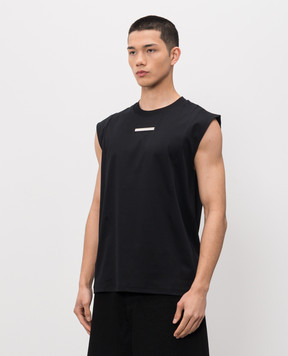 Heliot Emil Черная майка ASTRAPE M09144