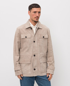 Mackage Бежевая куртка замшевая DANNY-SU DANNYSU