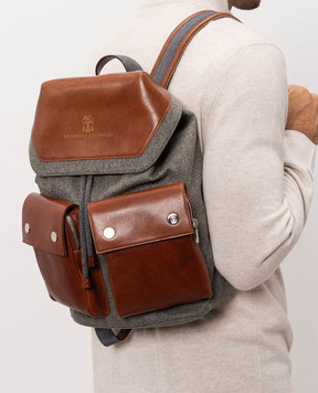 Brunello Cucinelli Дитячий комбінований рюкзак BTEFAB134