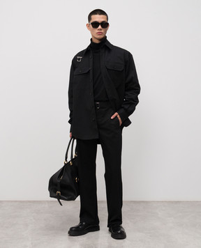 Alexander McQueen Чорні штани 838658QSAA9