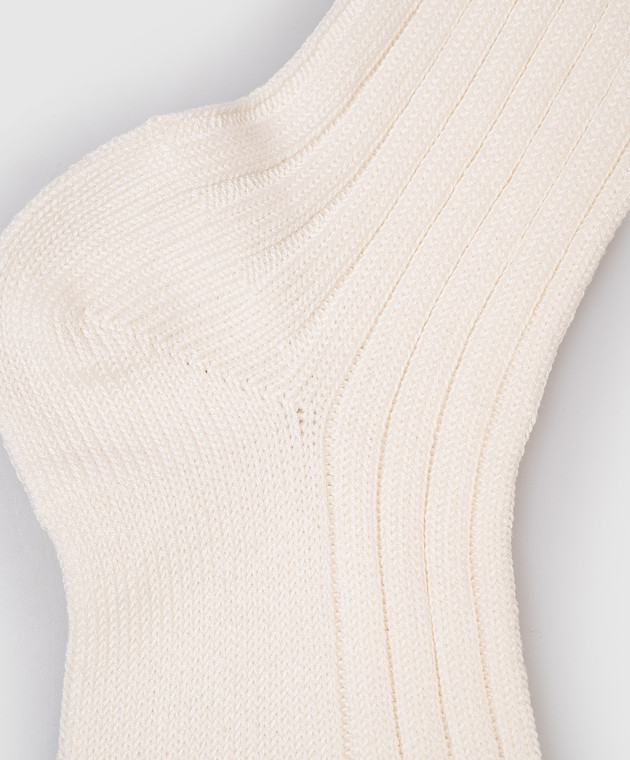 Ann Demeulemeester Белые гольфы Jost B0013959KN091 изображение 2