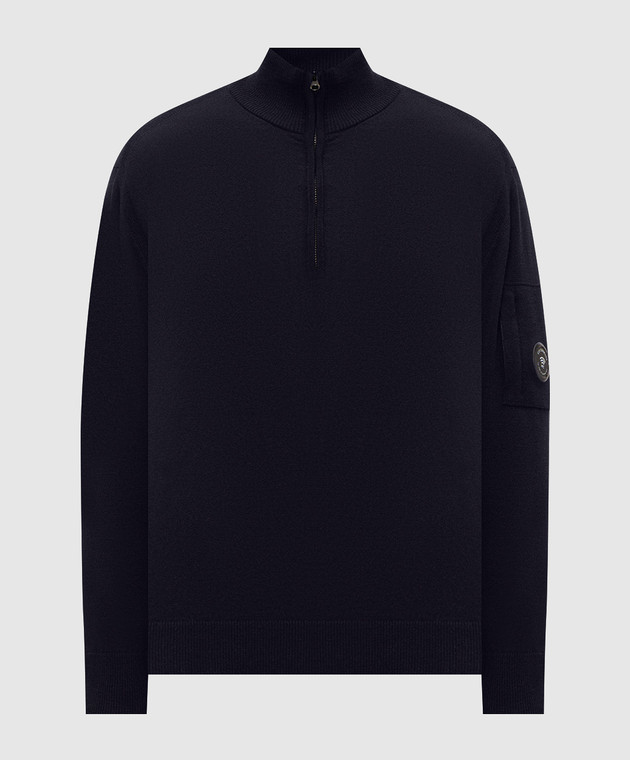 C.P. Company Синий джемпер с шерстью MKN070A005528A
