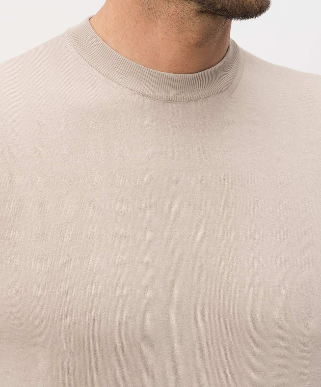 Cashmere&Whiskey Бежева футболка MB003 зображення 5